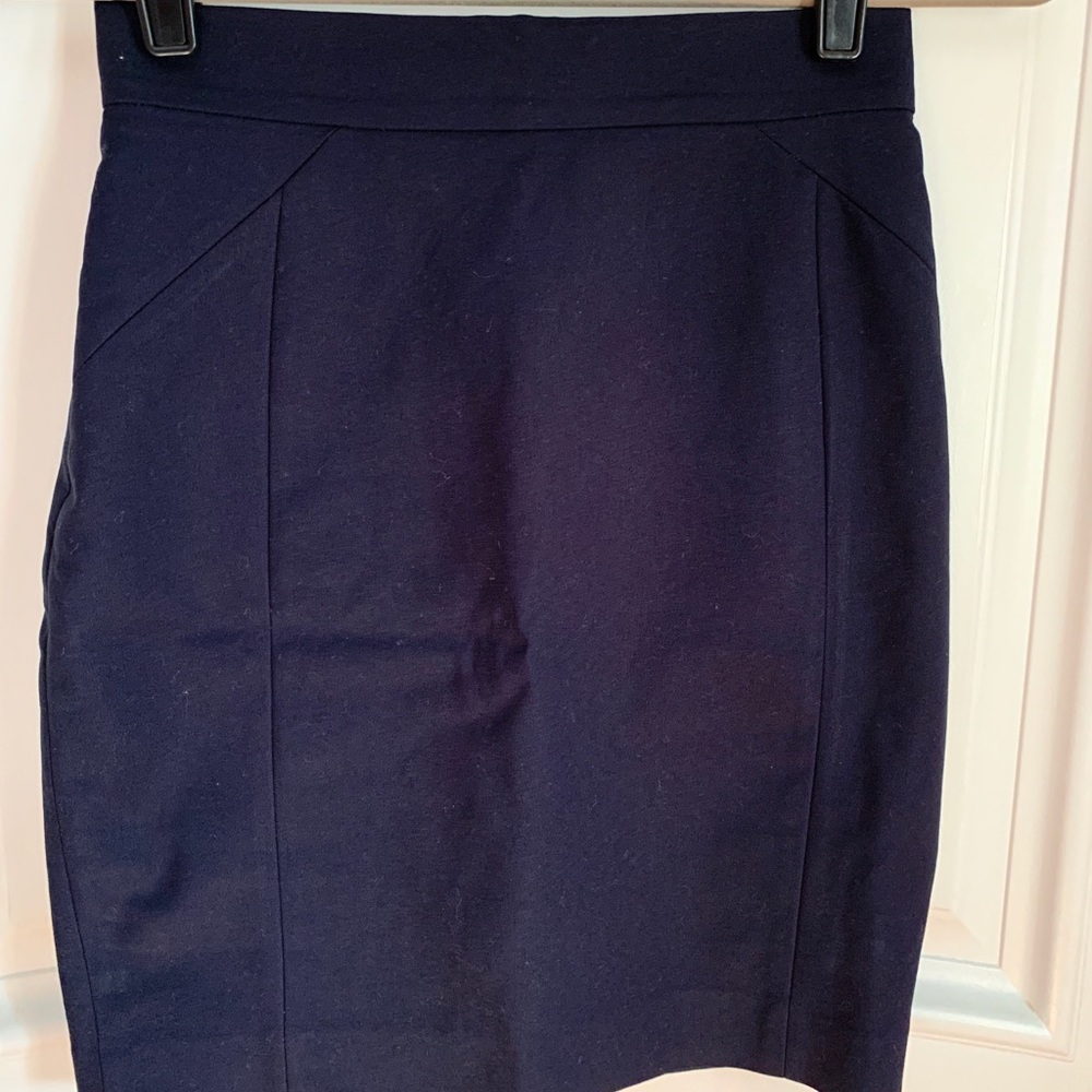 EUC H&M Navy Pencil Skirt